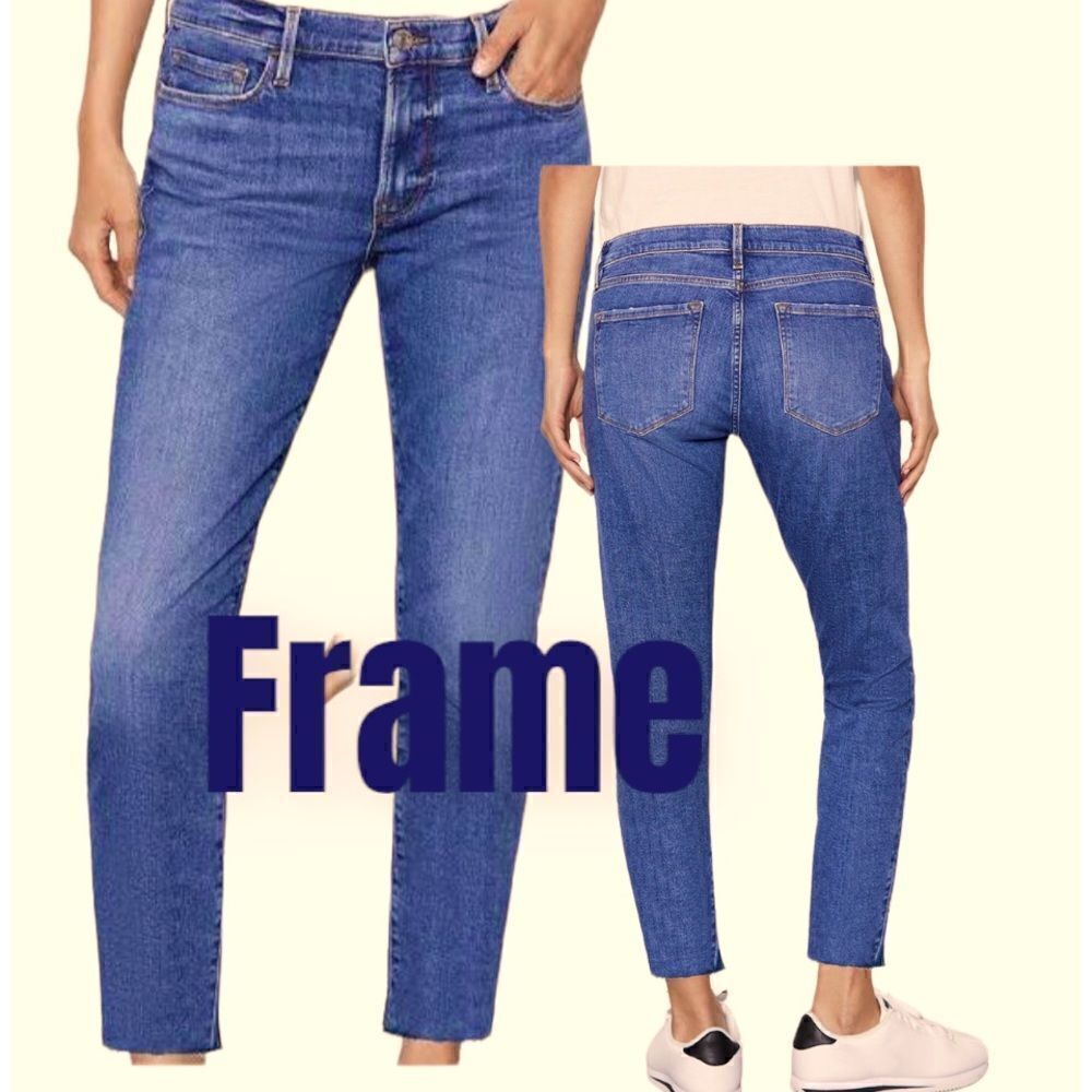 FRAME Le garçon mid rise jeans
